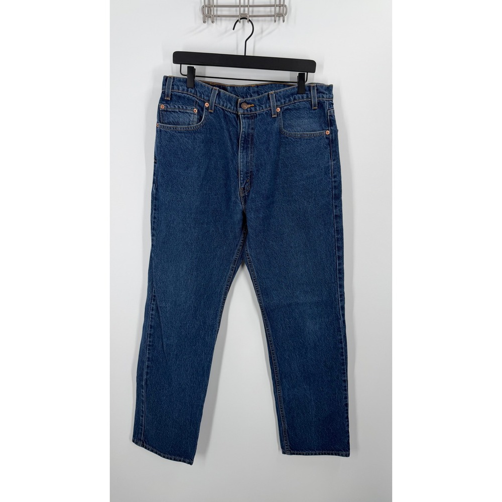 Vintage 1998 Levis 505 Jeans Mens 36x32 Made USA 90s Red Tab Straight Leg